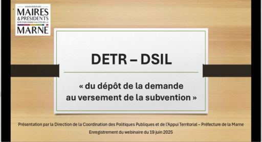 Page de présentation visio DETR  DSIL